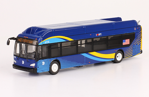 mta blue bus toy